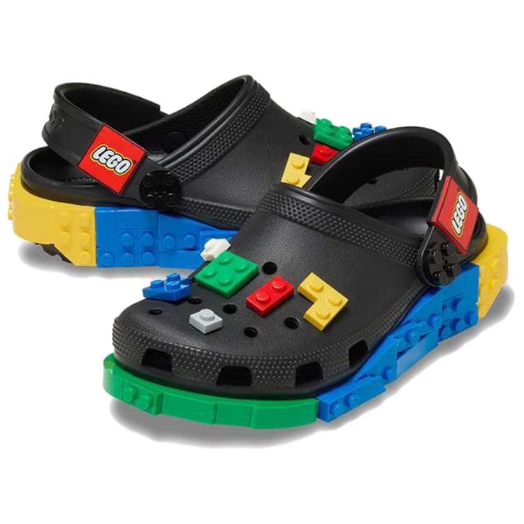 Сабо Crocs x LEGO Sabo Rubber Унисекс Черный - изображение 3