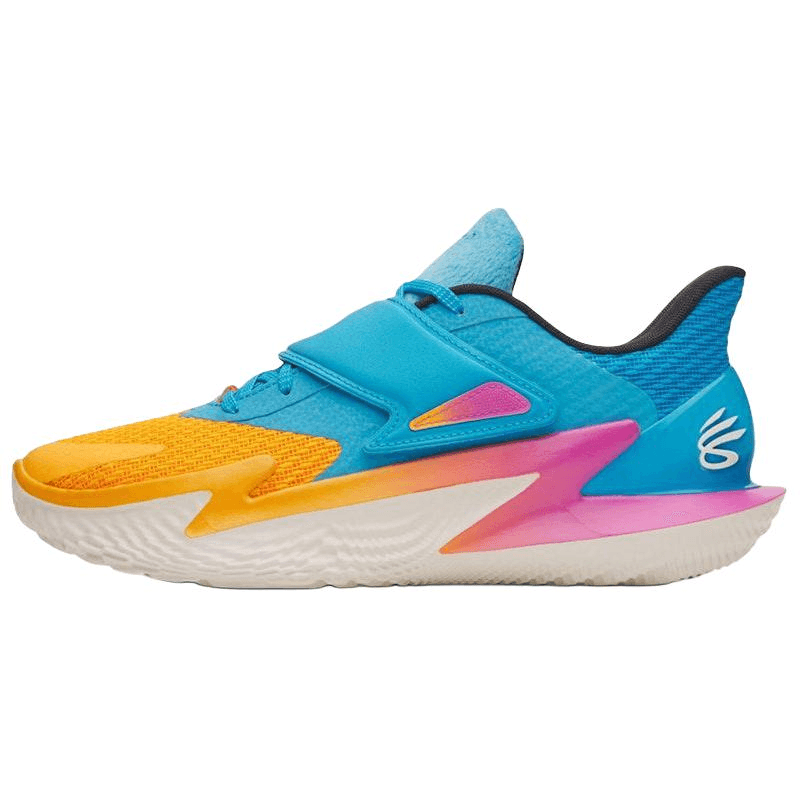 Кроссовки для баскетбола Under Armour Curry Fox 2 Баскетбольные кроссовки Мужские Синие Желтые - изображение 1