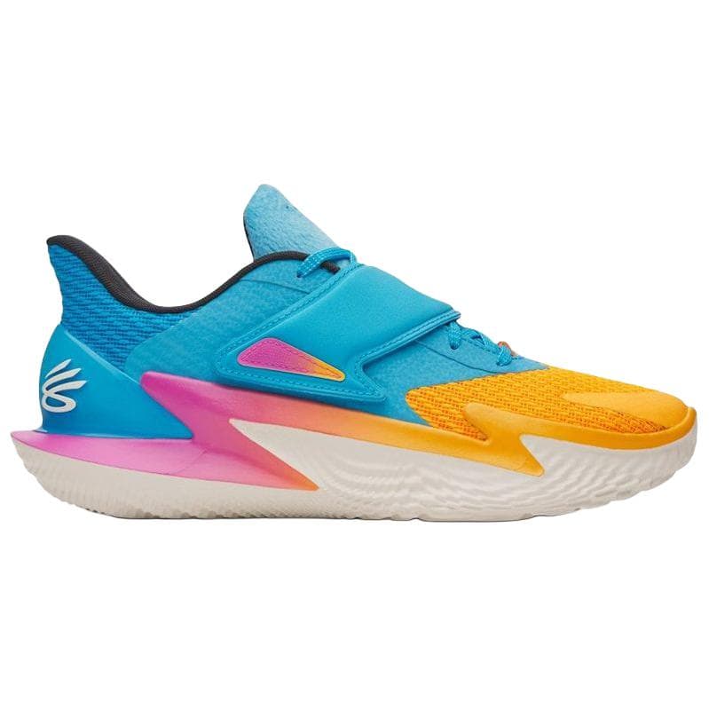 Кроссовки для баскетбола Under Armour Curry Fox 2 Баскетбольные кроссовки Мужские Синие Желтые - изображение 2