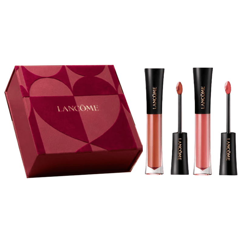 LANCOME Позолоченная Жидкая Помада DUO Набор Косметики Легко Смешивается Цвет Лица 4,5 мл + 4,5 мл - изображение 1