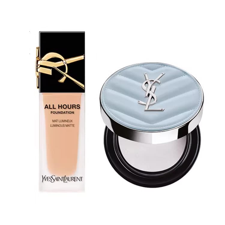 SAINT LAURENT Тональная основа Air Cushion Набор косметики Естественный - изображение 1