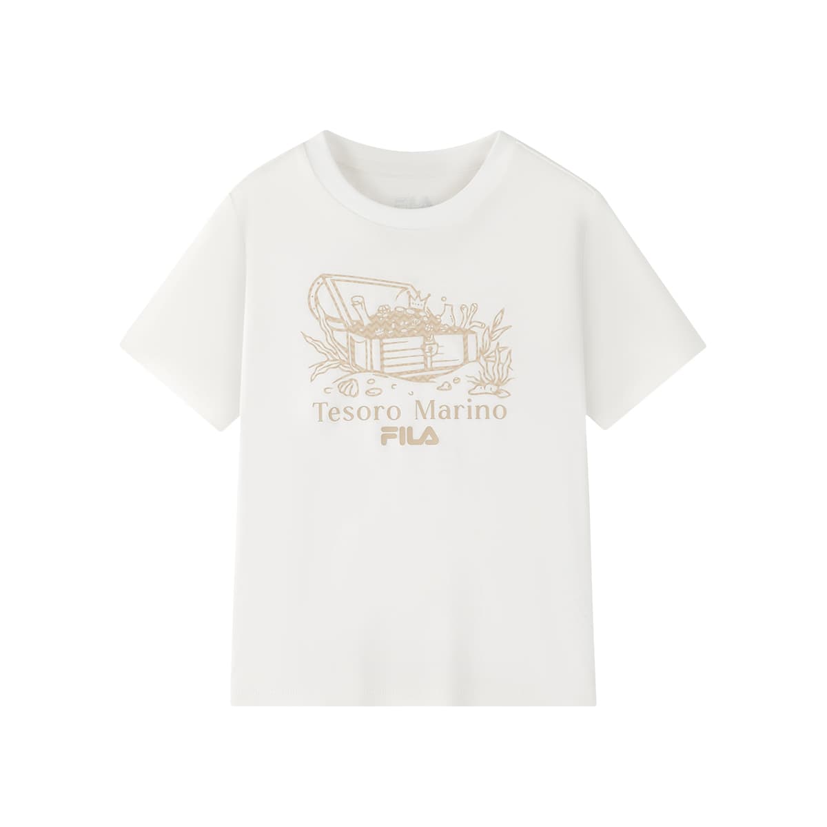 Футболка FILA KIDS Короткий рукав белый детский - изображение 1