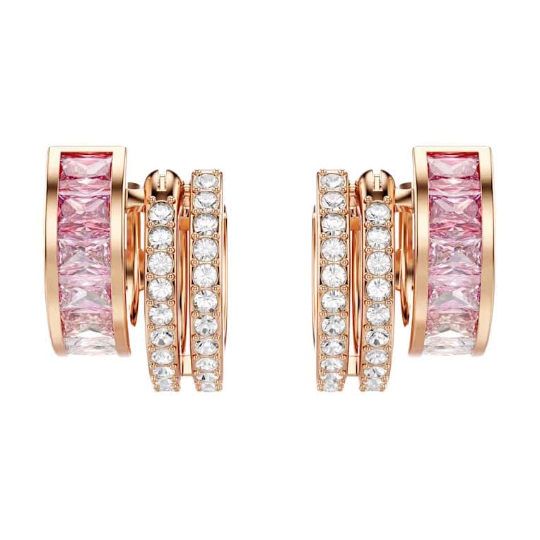 Серьги Swarovski Connexus Серьги с синтетическим кубическим цирконием Унисекс Золото Розовый - изображение 2