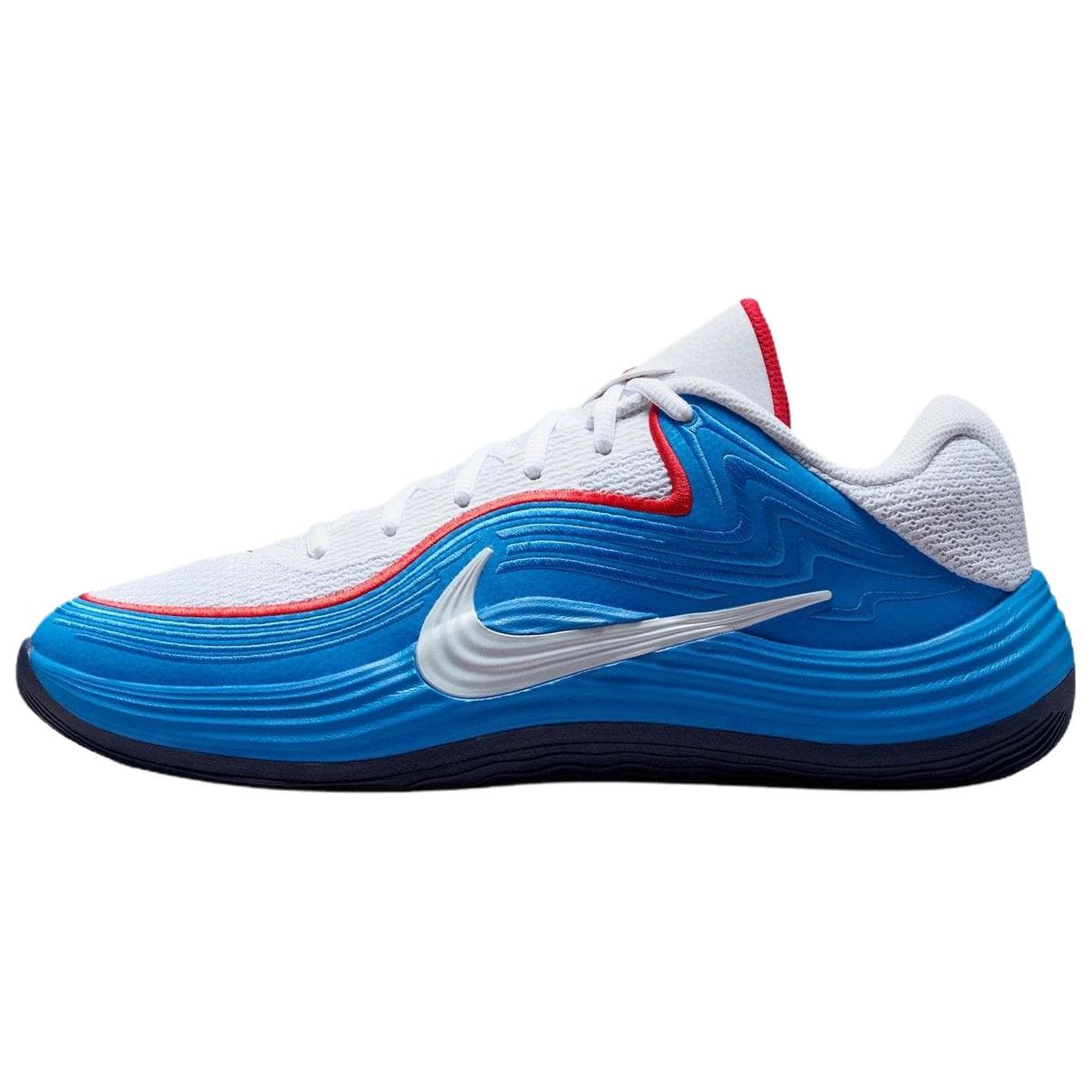 Кроссовки для баскетбола Nike Precision 8 Low Баскетбольные кроссовки унисекс синие и белые - изображение 1