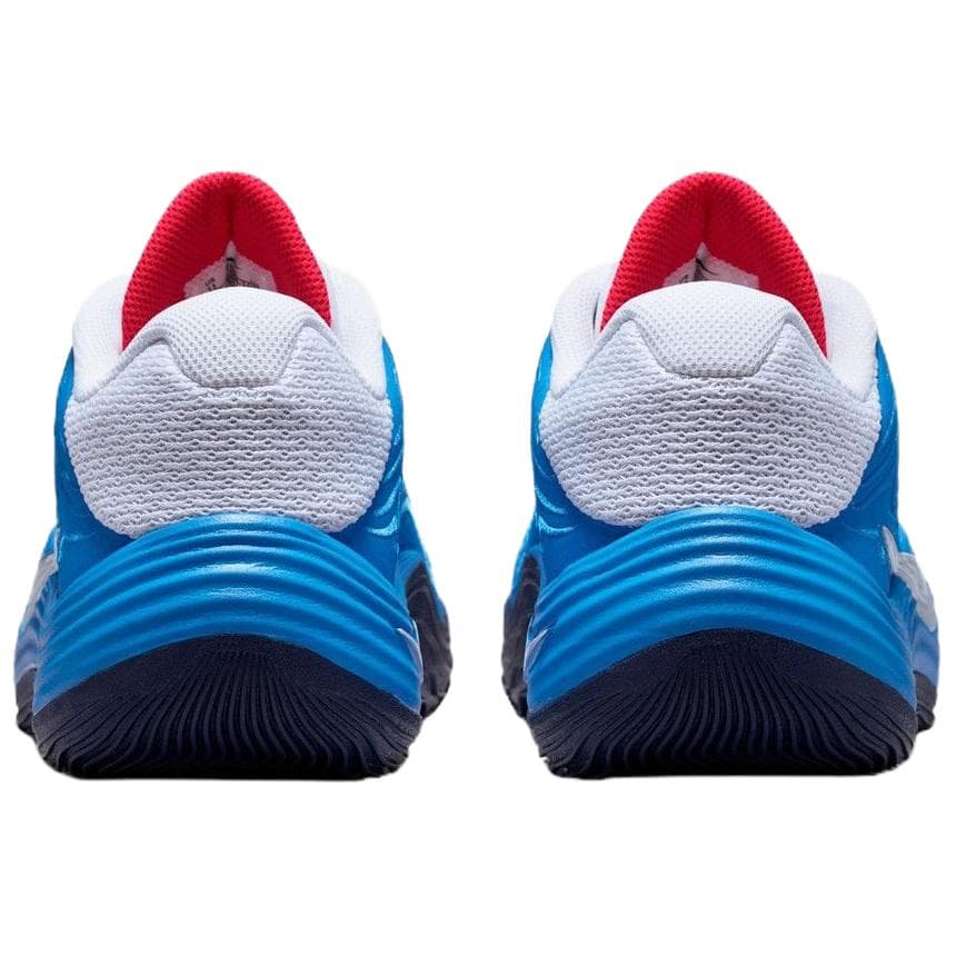 Кроссовки для баскетбола Nike Precision 8 Low Баскетбольные кроссовки унисекс синие и белые - изображение 4