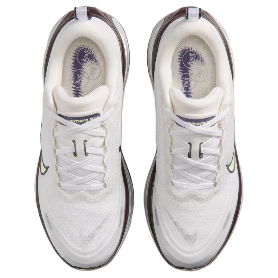Кроссовки для бега NIKE Vomero Plus Износостойкие Дышащие С низким верхом Беговые кроссовки Женские Белые - изображение 3
