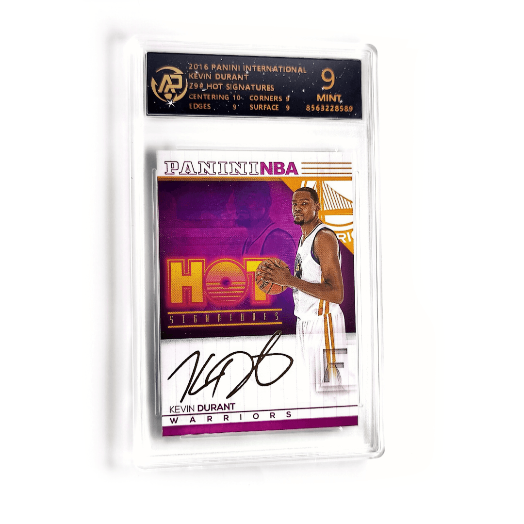 PANINI Международный размер SUNS Кевин Цвет KD Подпись Золото Ручка Подпись Высокоскоростные Сертифицированные Карты - изображение 3