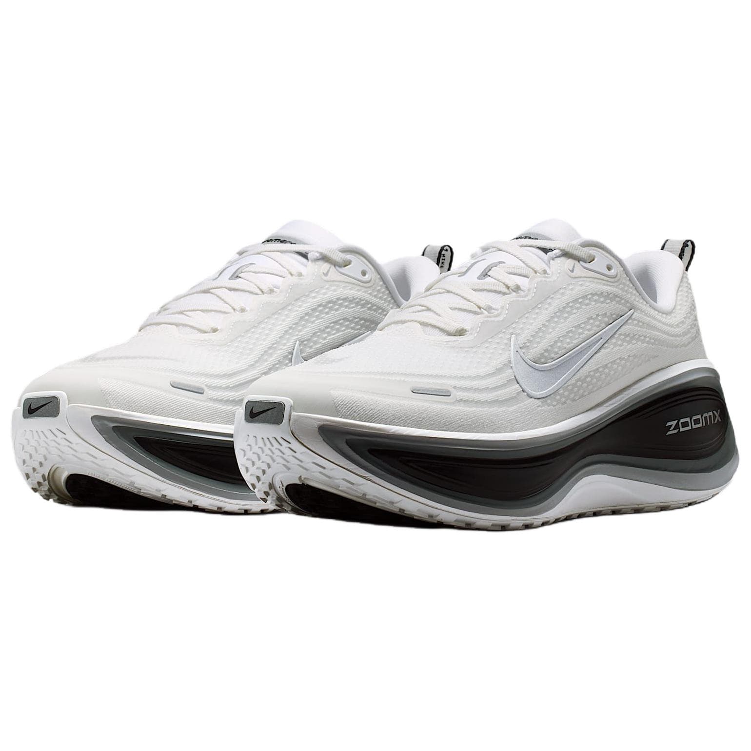 Кроссовки для бега NIKE Vomero Plus Амортизация Дышащий Oтскок Low Топ Беговые кроссовки Мужской Белый черный — фото 3