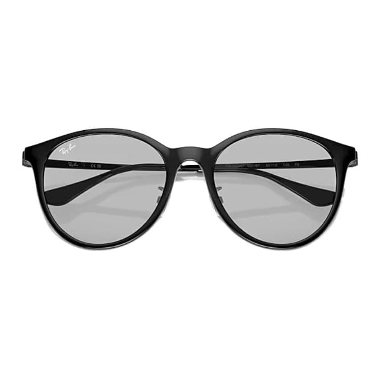 Солнцезащитные очки RayBan Литье под давлением Круглые Солнцезащитные очки Унисекс Полированный Черный - изображение 3