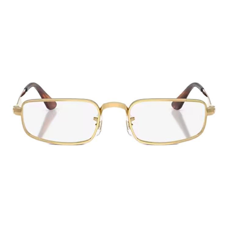 Оправа RayBan Металлические Очки с Прямоугольной Формой и Диоптриями Унисекс Золотого Цвета - изображение 2