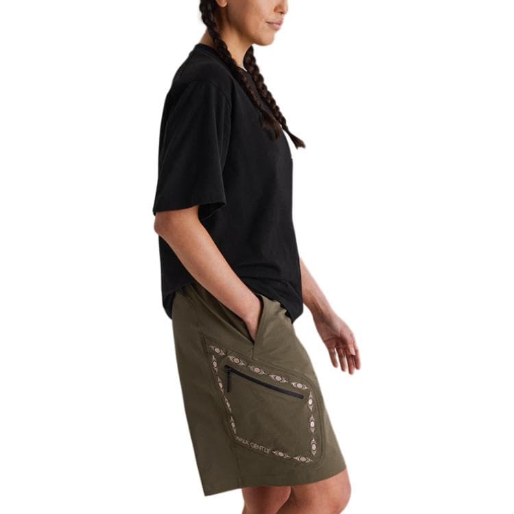 Футболка Arcteryx WALK GENTLY SS25 Хлопок Принт с логотипом Удобный Модный Универсальный Круглый вырез Свободный покрой Однотонный Футболка Унисекс - изображение 4
