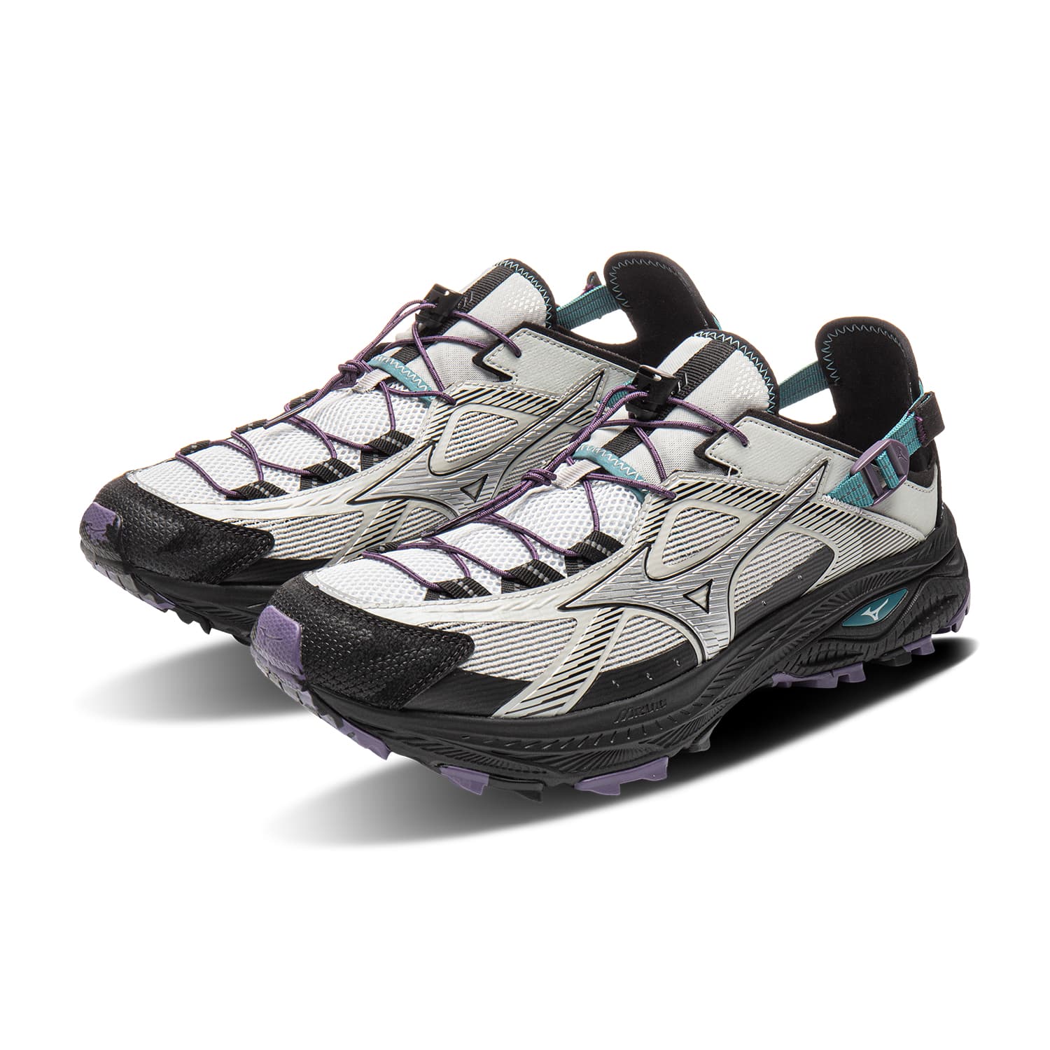 Сандалии Mizuno Racer Trail Горная Обувь Унисекс Антарктический Серый Черный - изображение 4