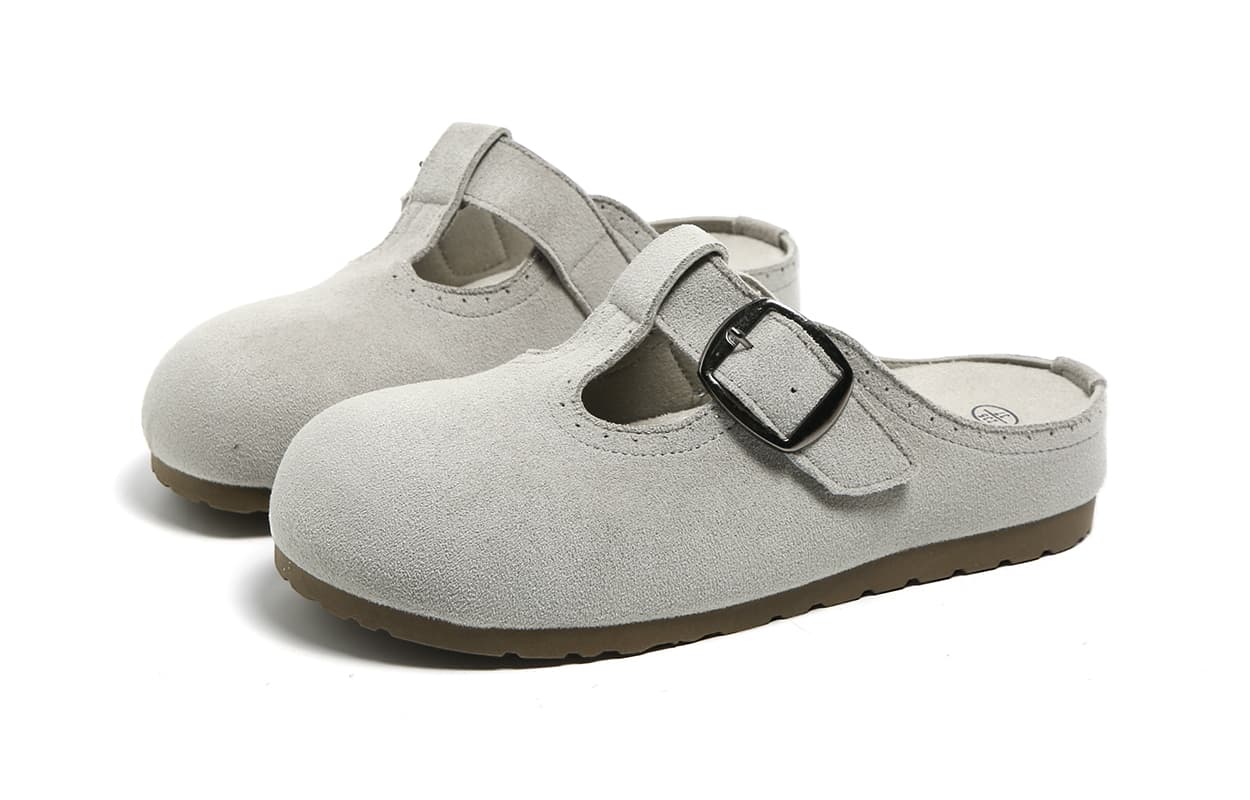 Сандалии HUANQIU Обувь Birkenstock Женская Серого цвета - изображение 4
