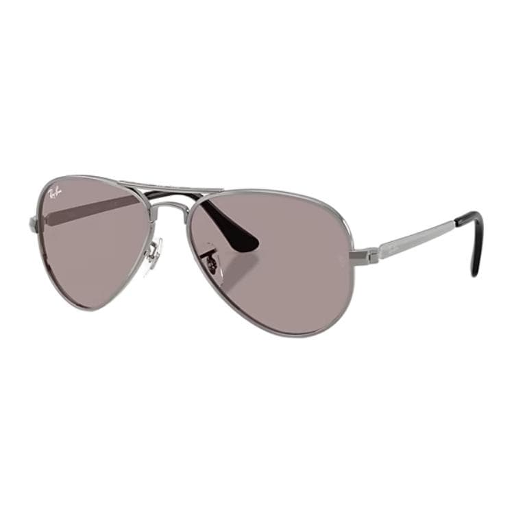 Солнцезащитные очки RayBan Металлические солнцезащитные очки Aviator Unisex Полированный металл Серый - изображение 1
