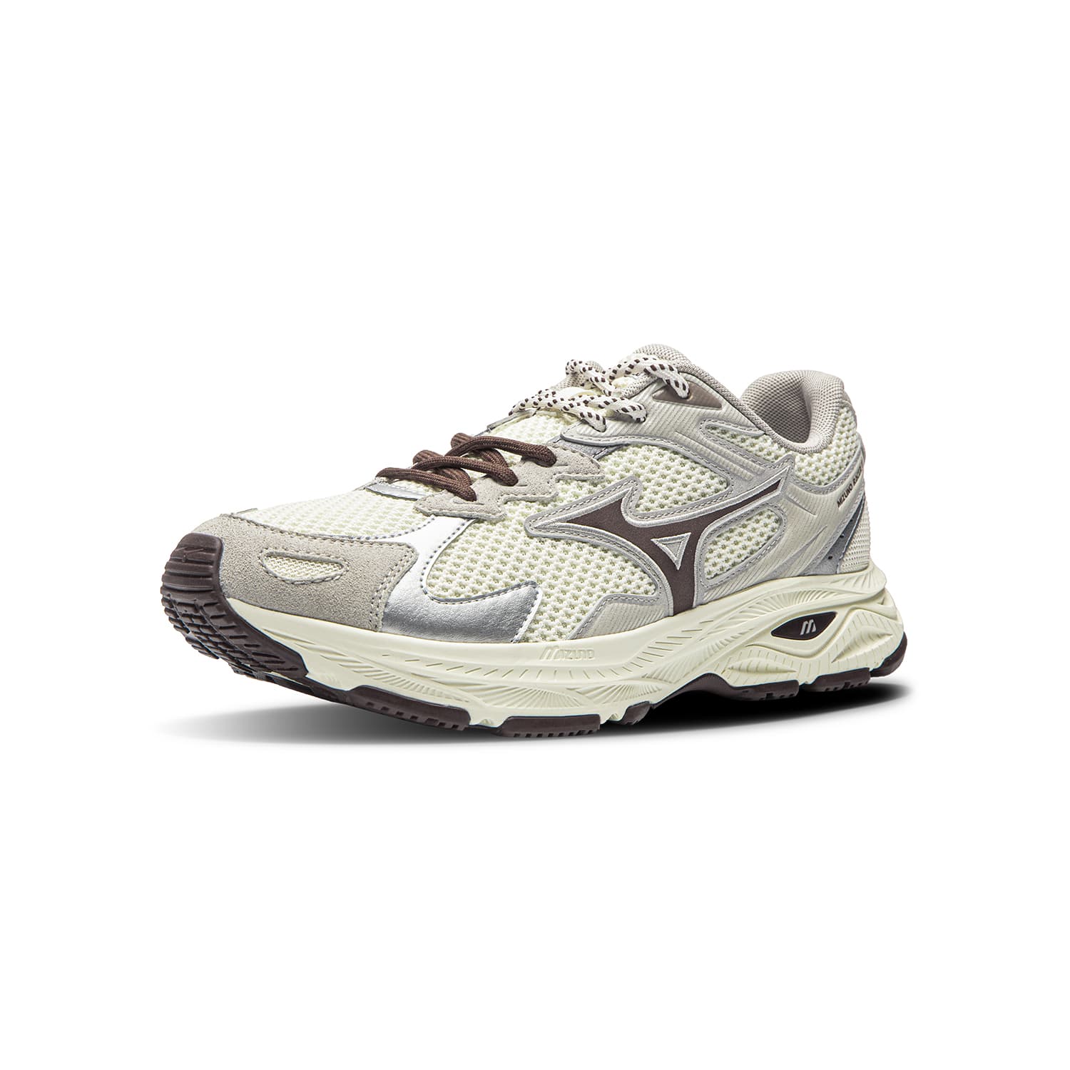 Кроссовки для бега Mizuno Racer S противоскользящие устойчивые к истиранию дышащие низкие повседневные беговые кроссовки унисекс цвет экрю - изображение 2