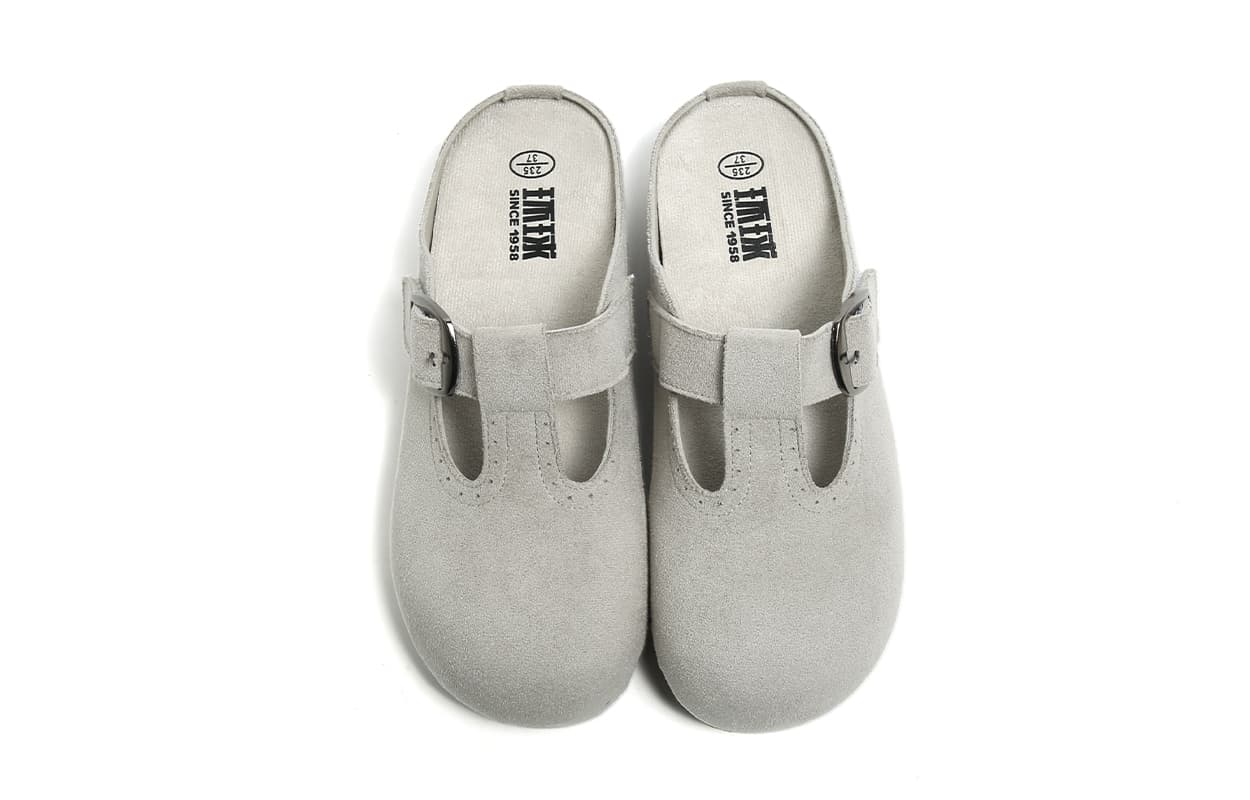 Сандалии HUANQIU Обувь Birkenstock Женская Серого цвета - изображение 7