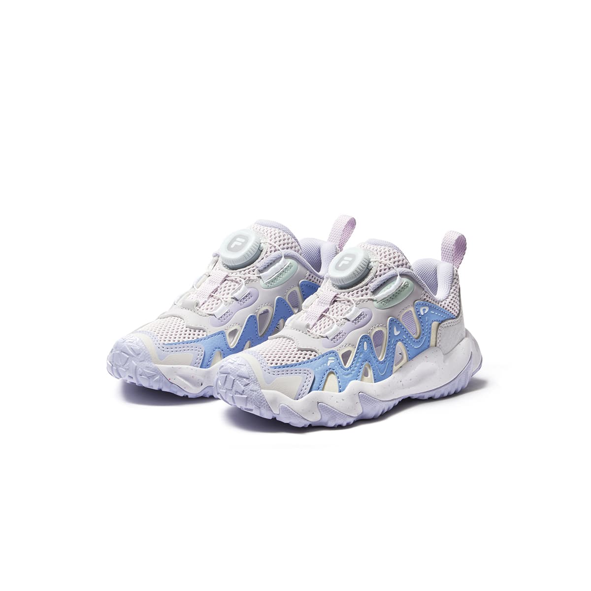 FILA KIDS Синтетическая кожа текстиль устойчивый к истиранию дышащая уличная обувь сирень гортензия фиолетовый детский - изображение 3