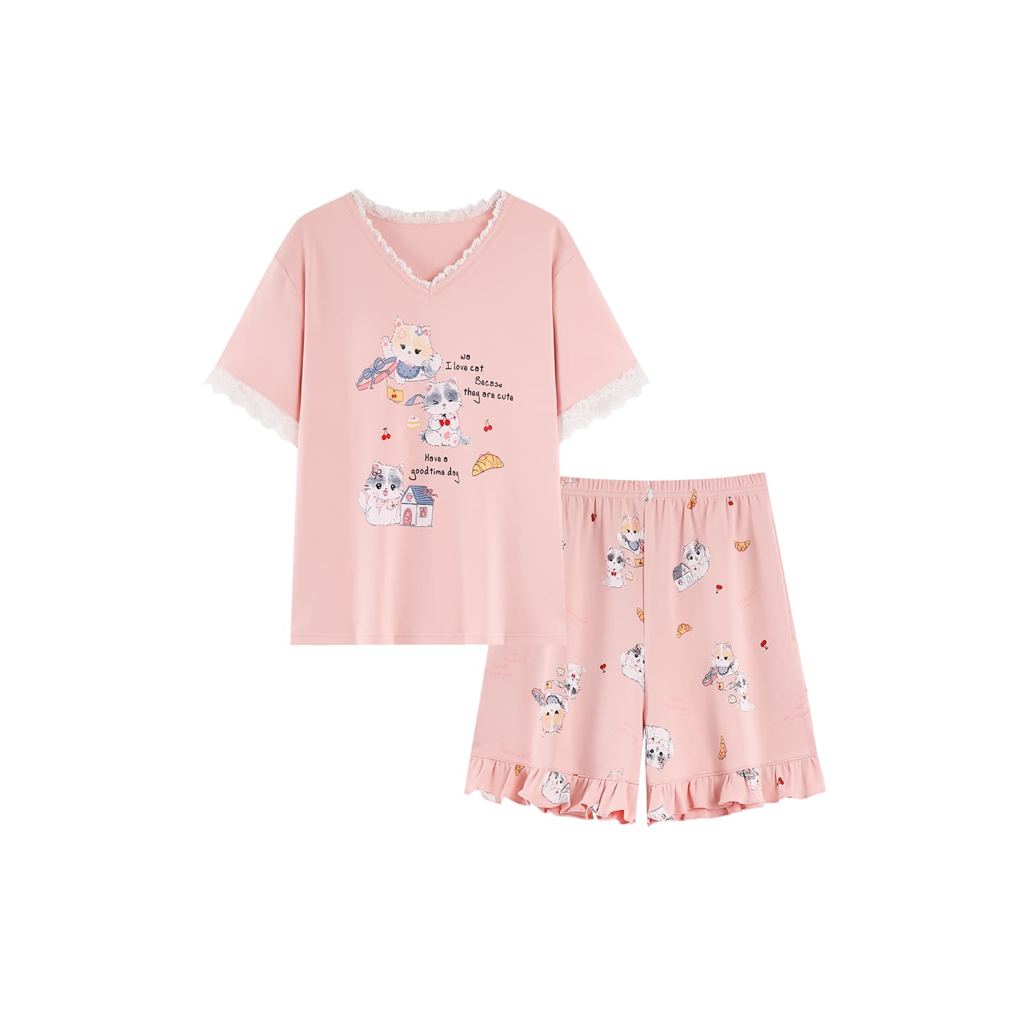 Пижама MIIOW Pink Women's Pajama Sets MIIOW Розовый Женский Комплект Пижам - изображение 1