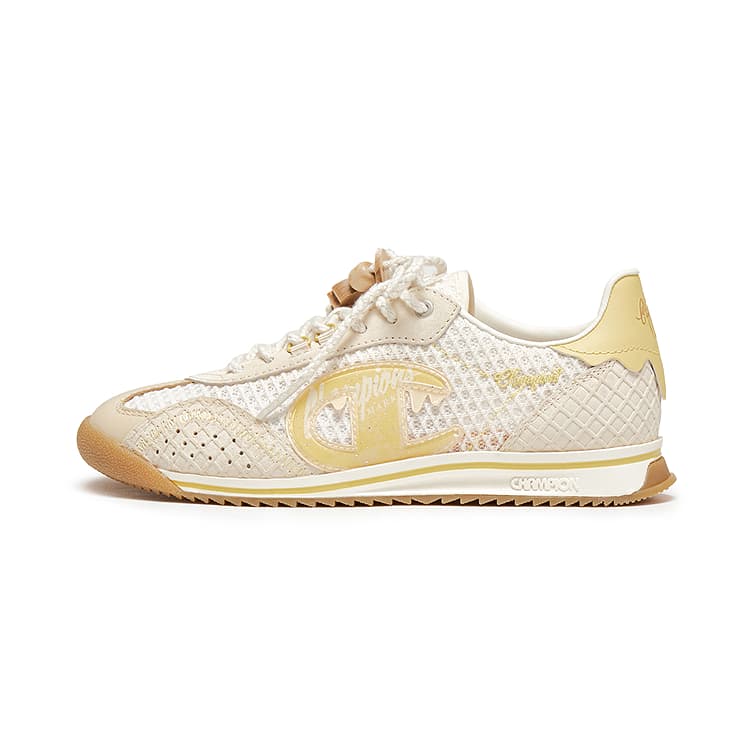Кроссовки Champion Low Top Повседневная обувь Женская Светлый костный Кукурузный желтый - изображение 1