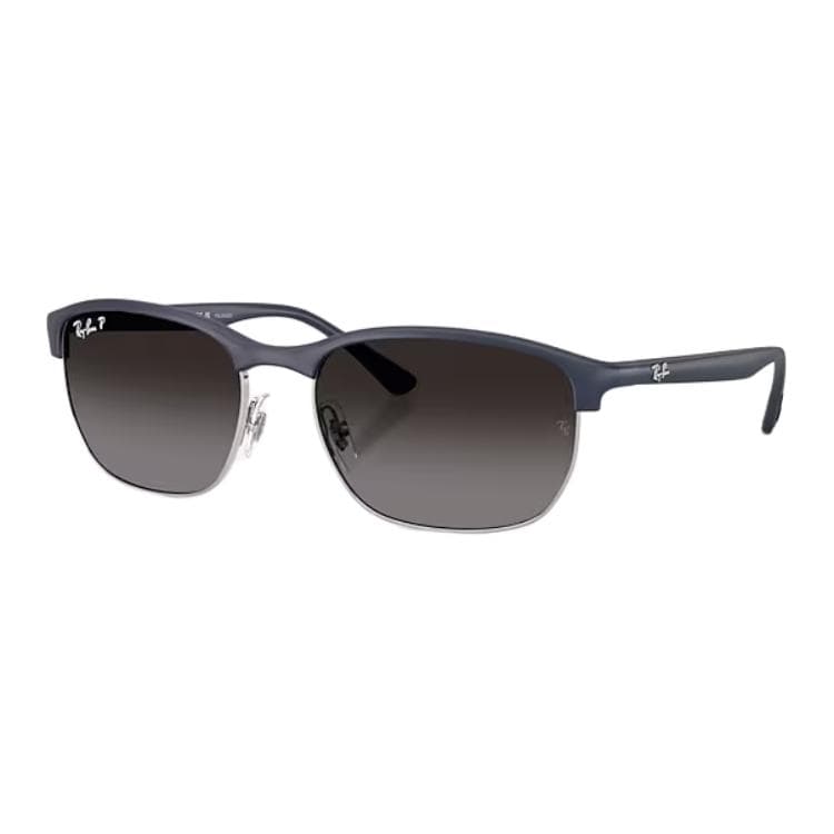 Солнцезащитные очки RayBan Peek Полимер Квадратные Солнцезащитные Очки Унисекс Песочно-Темно-Синие - изображение 1