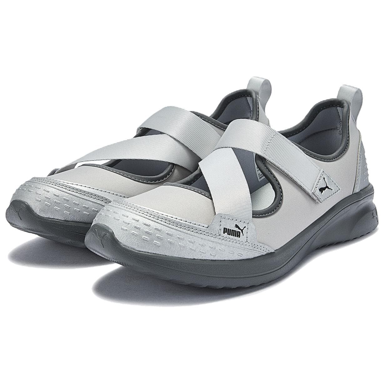 PUMA Adelina 2 Туфли Мэри Джейн Женские Серебристо-Серые - изображение 3