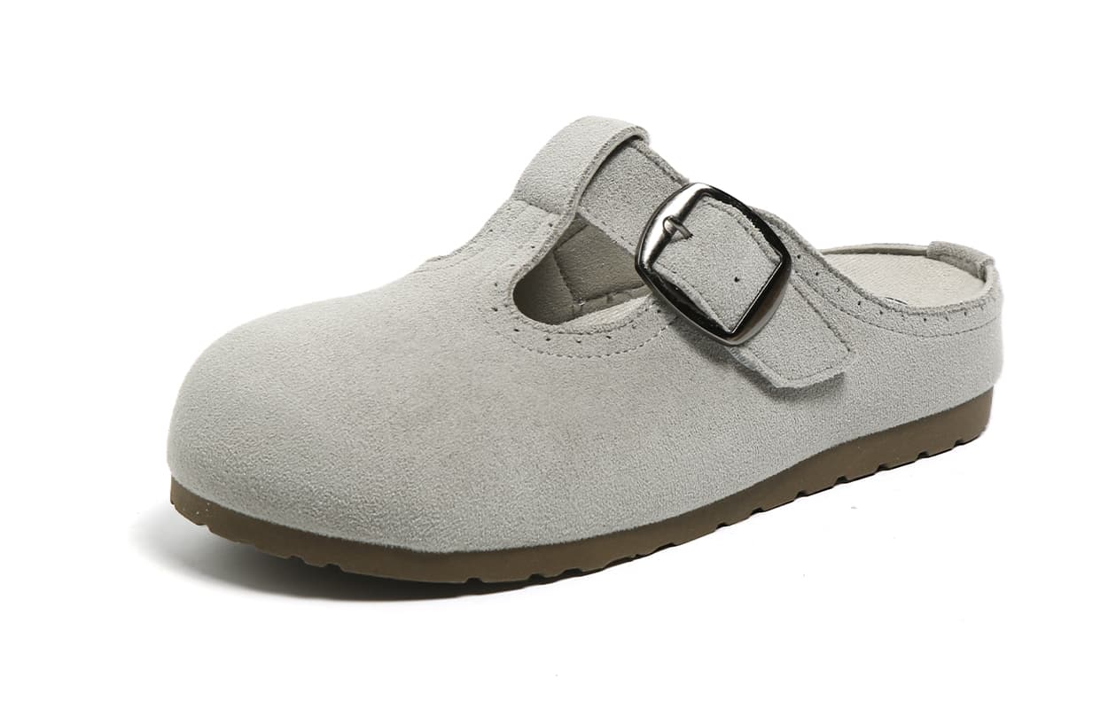 Сандалии HUANQIU Обувь Birkenstock Женская Серого цвета - изображение 2