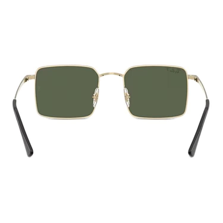 Солнцезащитные очки RayBan Металлические Квадратные Солнцезащитные Очки Унисекс Светлое Золото - изображение 5