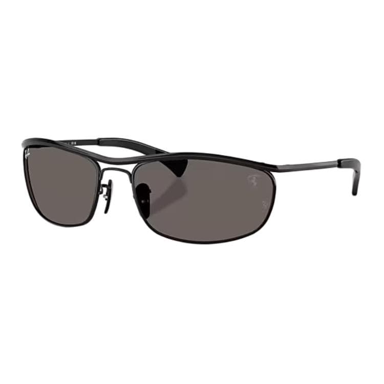 Солнцезащитные очки RayBan Металлические Овалные Солнцезащитные Очки Унисекс Черные - изображение 1