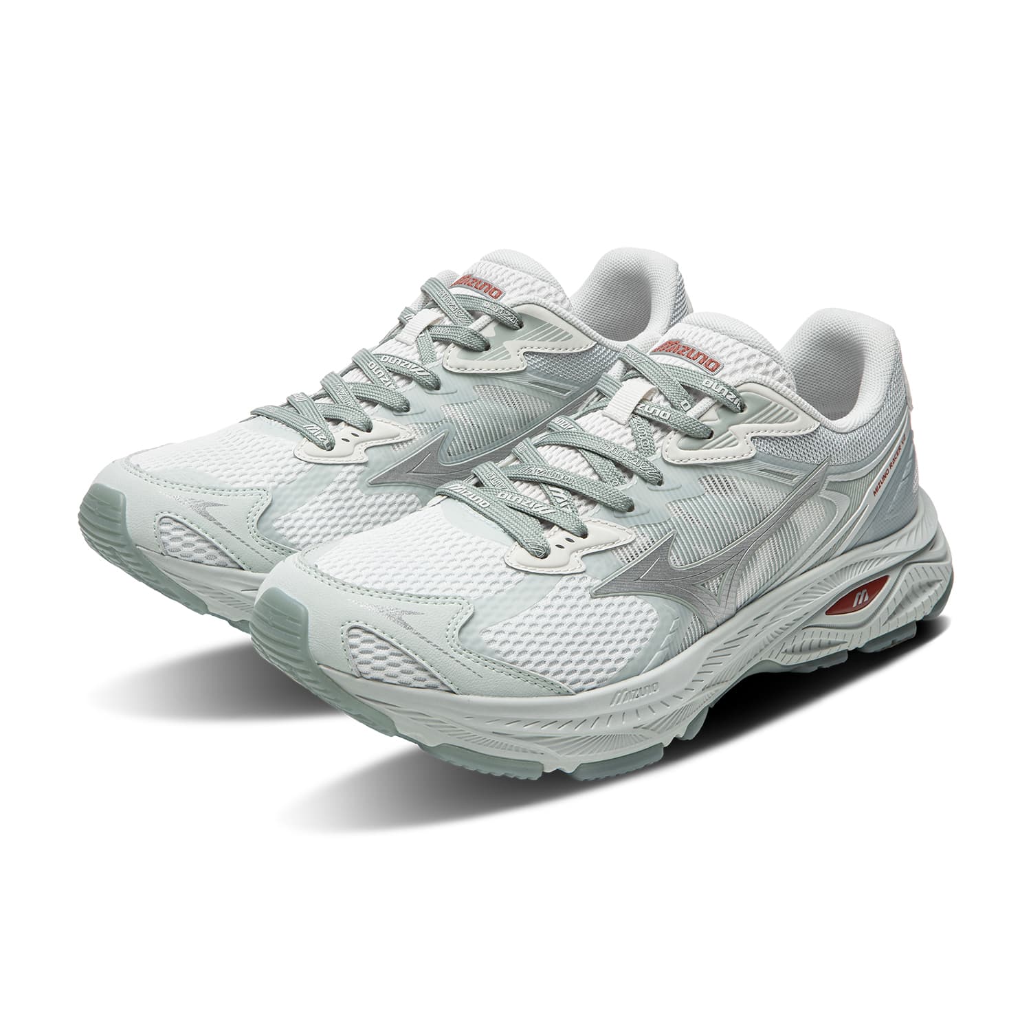 Кроссовки для бега Mizuno RACER V2 Устойчивый к истиранию Дышащие Низкие Повседневные Беговые Кроссовки Унисекс Светлый Цветочный Синий - изображение 4