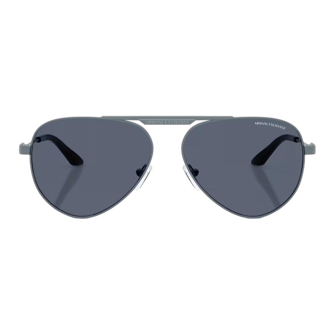 Солнцезащитные очки ARMANI EXCHANGEAE Металлические Aviator Солнцезащитные очки Унисекс Серые - изображение 2