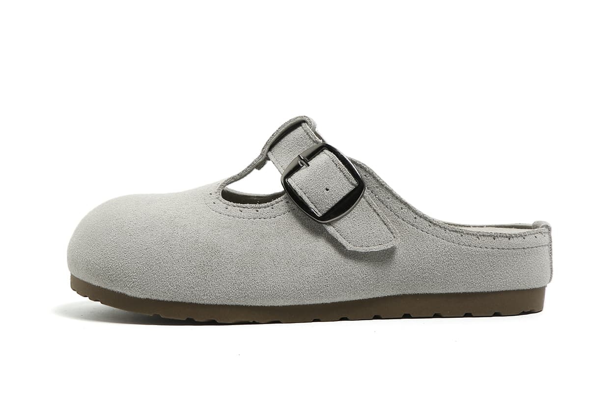 Сандалии HUANQIU Обувь Birkenstock Женская Серого цвета - изображение 1