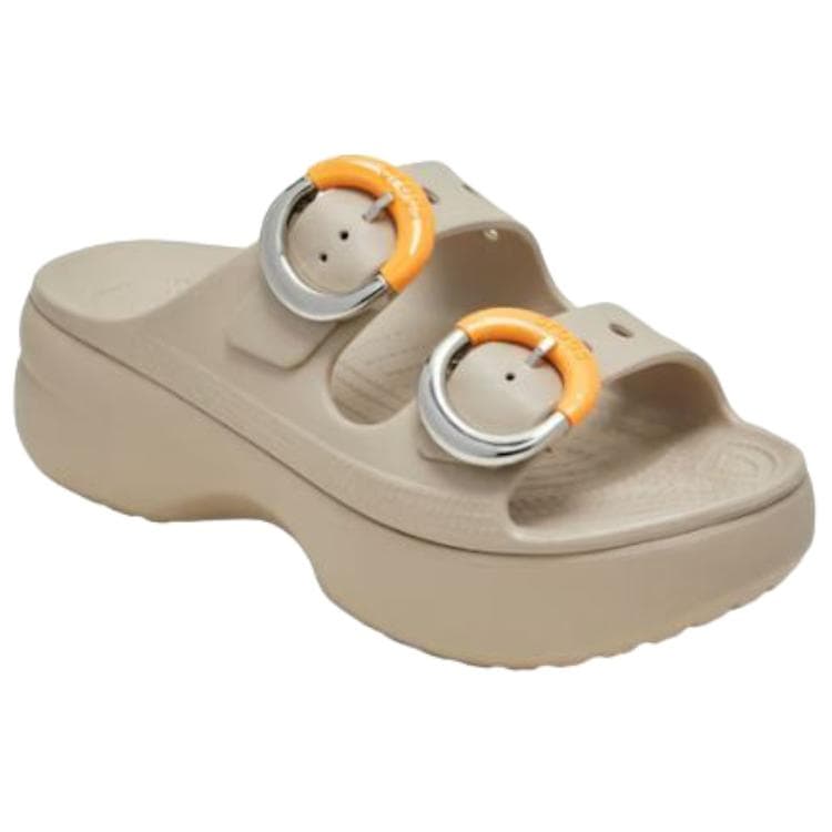 Сандалии Crocs Saturday Шлепанцы Женские Бежевые - изображение 2