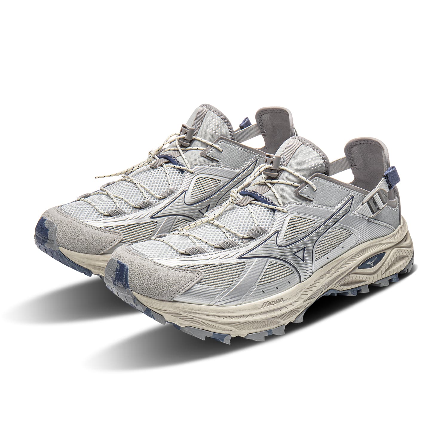 Сандалии Mizuno Racer Trail Дышащая Поддерживающая Анти-Коллизионная Обувь для Водных Спортов Унисекс Серый Серебряный - изображение 4