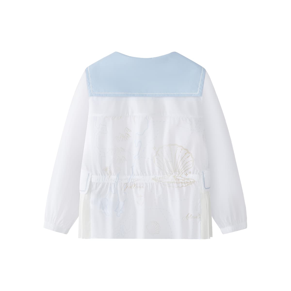 FILA KIDS Одежда с защитой от солнца белый детский - изображение 2