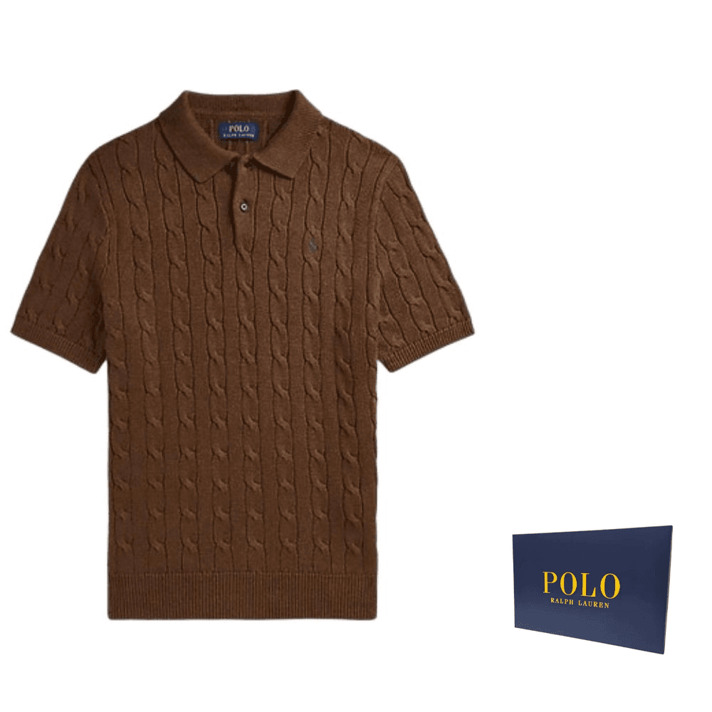 Polo Ralph Lauren Трикотаж Стандартный Размер Мужской Кофейный Коричневый - изображение 4