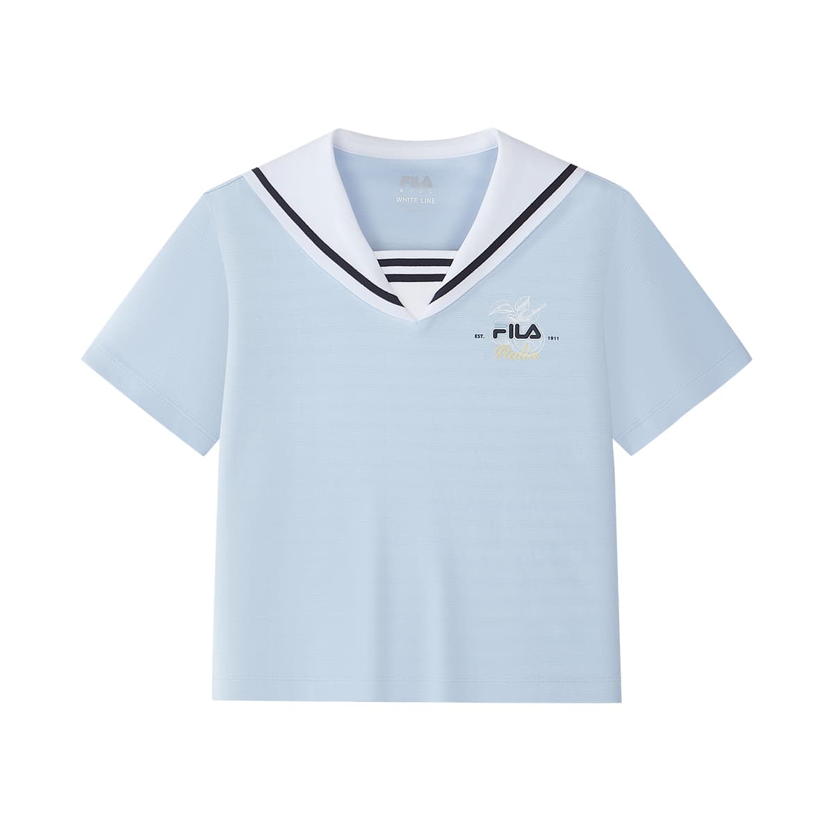 Футболка FILA KIDS Короткий рукав Небесно-синий Детский - изображение 1