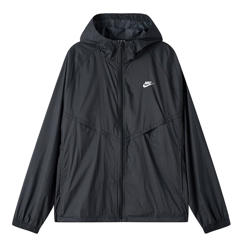 Куртка Nike Windrunner Черный Белый Мужские Куртки - изображение 1