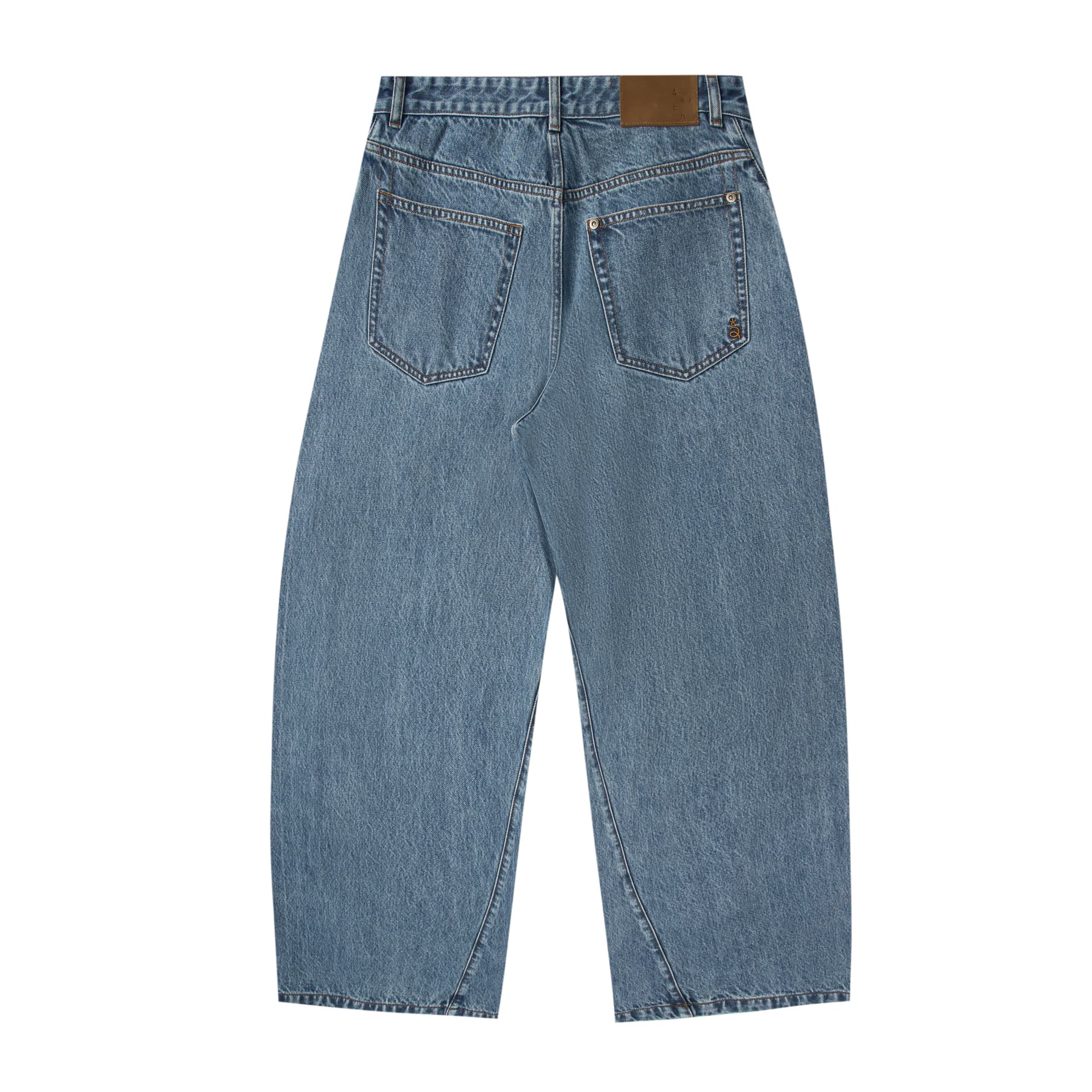 Штаны ROARINGWILD Blue Unisex Jeans ROARINGWILD Синий Унисекс Джинсы - изображение 2