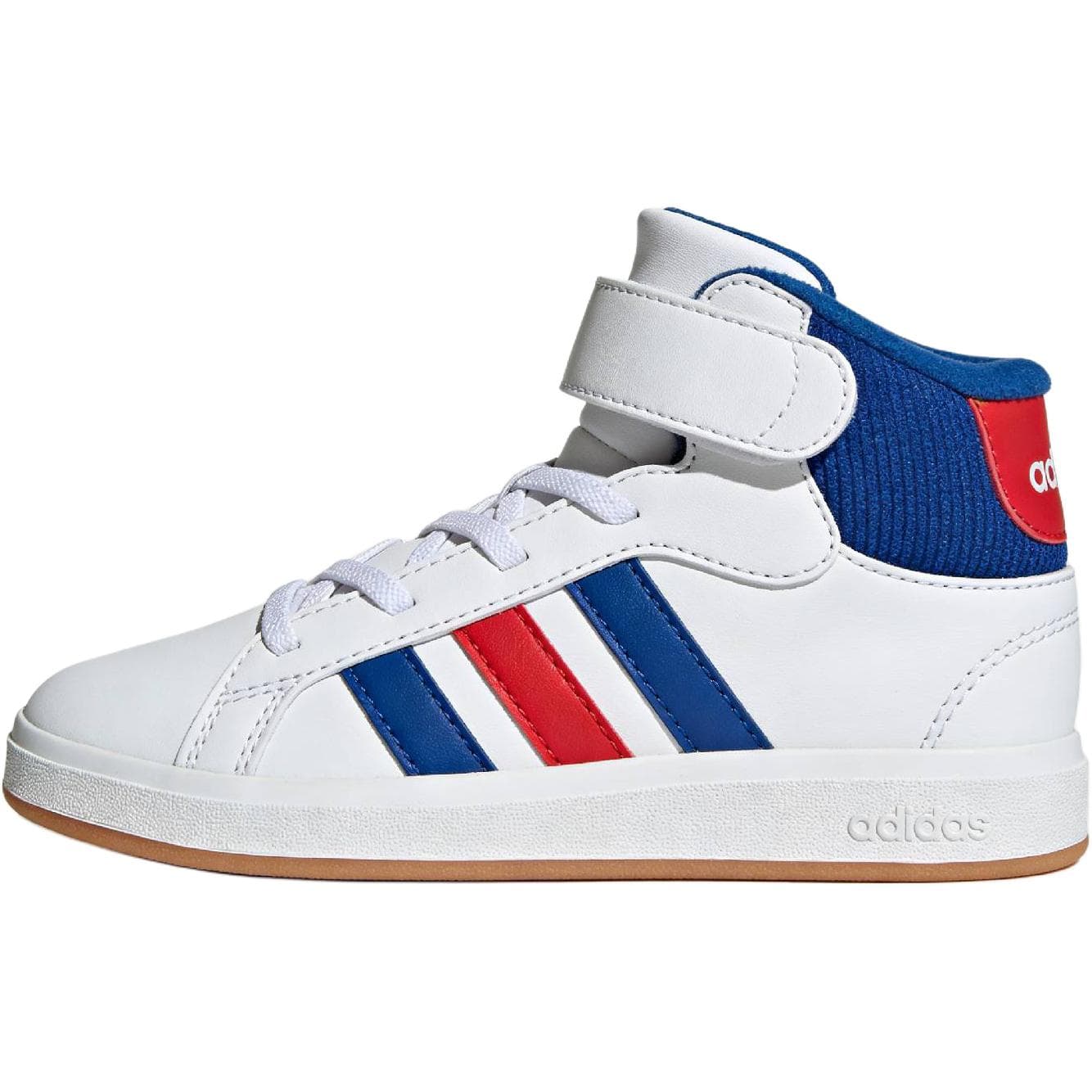Кроссовки Adidas GRAND COURT Ткань MID Скейтборд Кроссовки Белые Детские - изображение 1