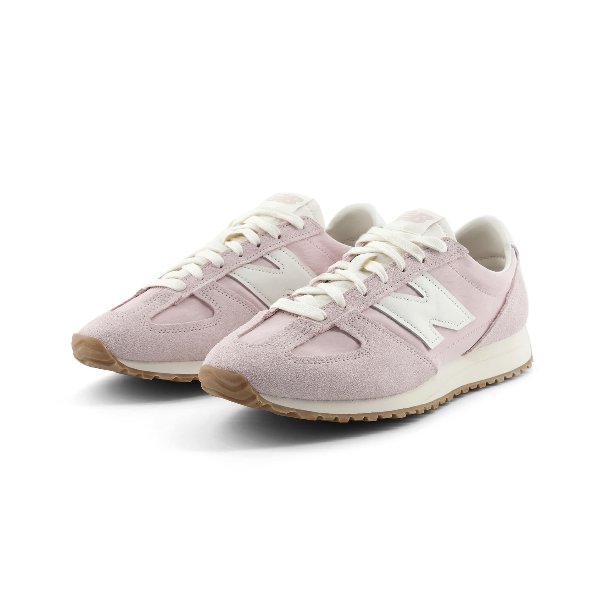 Кроссовки New Balance NB 471 Текстиль Спилок коровьей кожи Низкий Топ Повседневная Обувь Унисекс Светло-Розовый D Ширина Корпуса - изображение 3