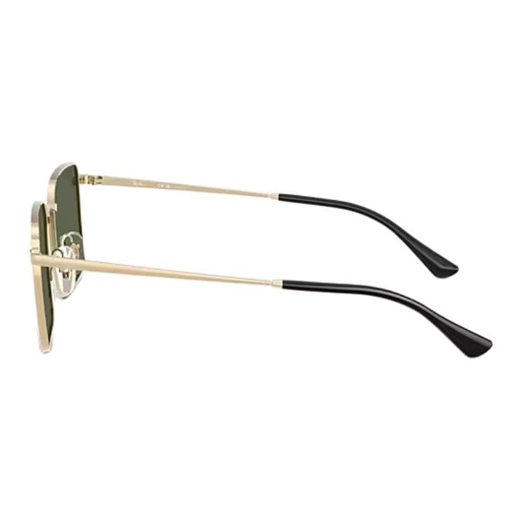 Солнцезащитные очки RayBan Металлические Квадратные Солнцезащитные Очки Унисекс Светлое Золото - изображение 4