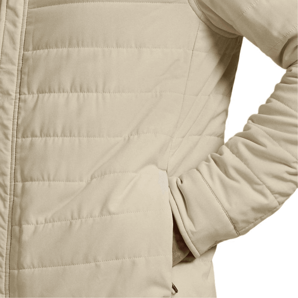 Зимняя куртка пуховик Polo Ralph Lauren FW24 Хлопковый пуховик Мужской Оригинальный Песочный Желтый - изображение 5