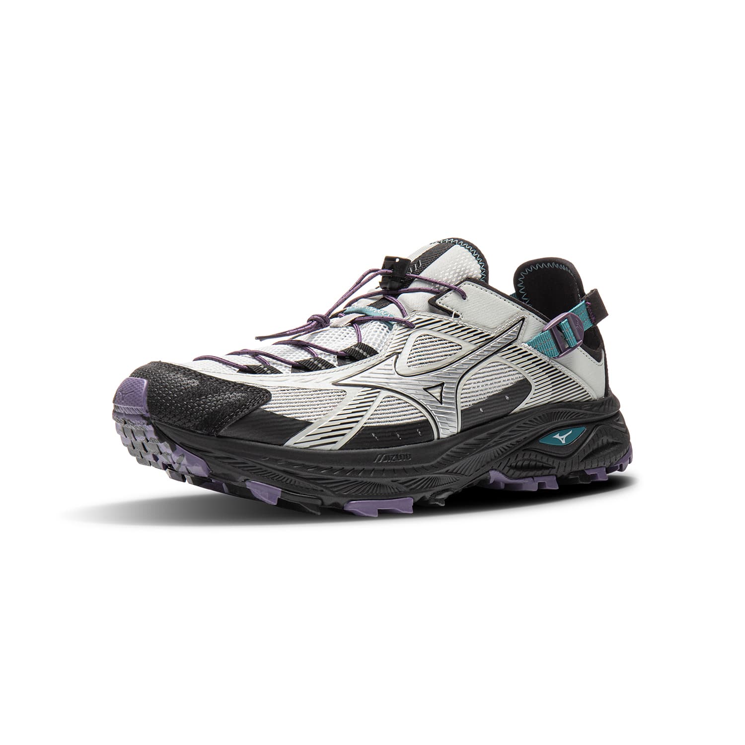 Сандалии Mizuno Racer Trail Горная Обувь Унисекс Антарктический Серый Черный - изображение 2