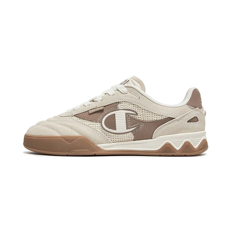 Кроссовки Champion Low Top Скейтборд Кроссовки Женские Лен Бархат Коричневый - изображение 1