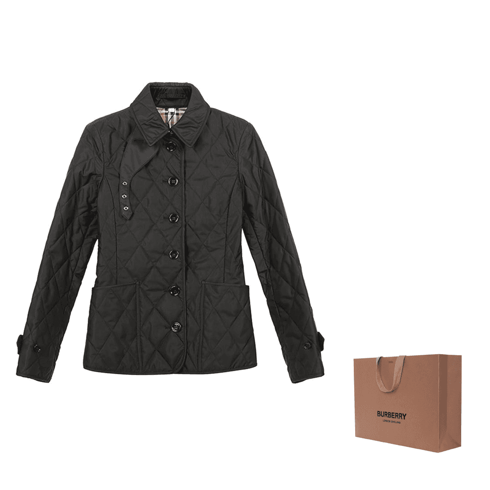 Куртка Burberry Quilted Jacket Black - изображение 2