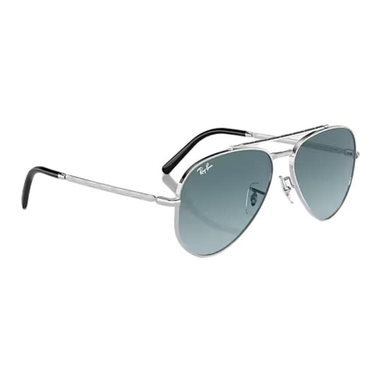 Солнцезащитные очки RayBan Металлические Aviators Солнцезащитные очки Унисекс Серебряные - изображение 4