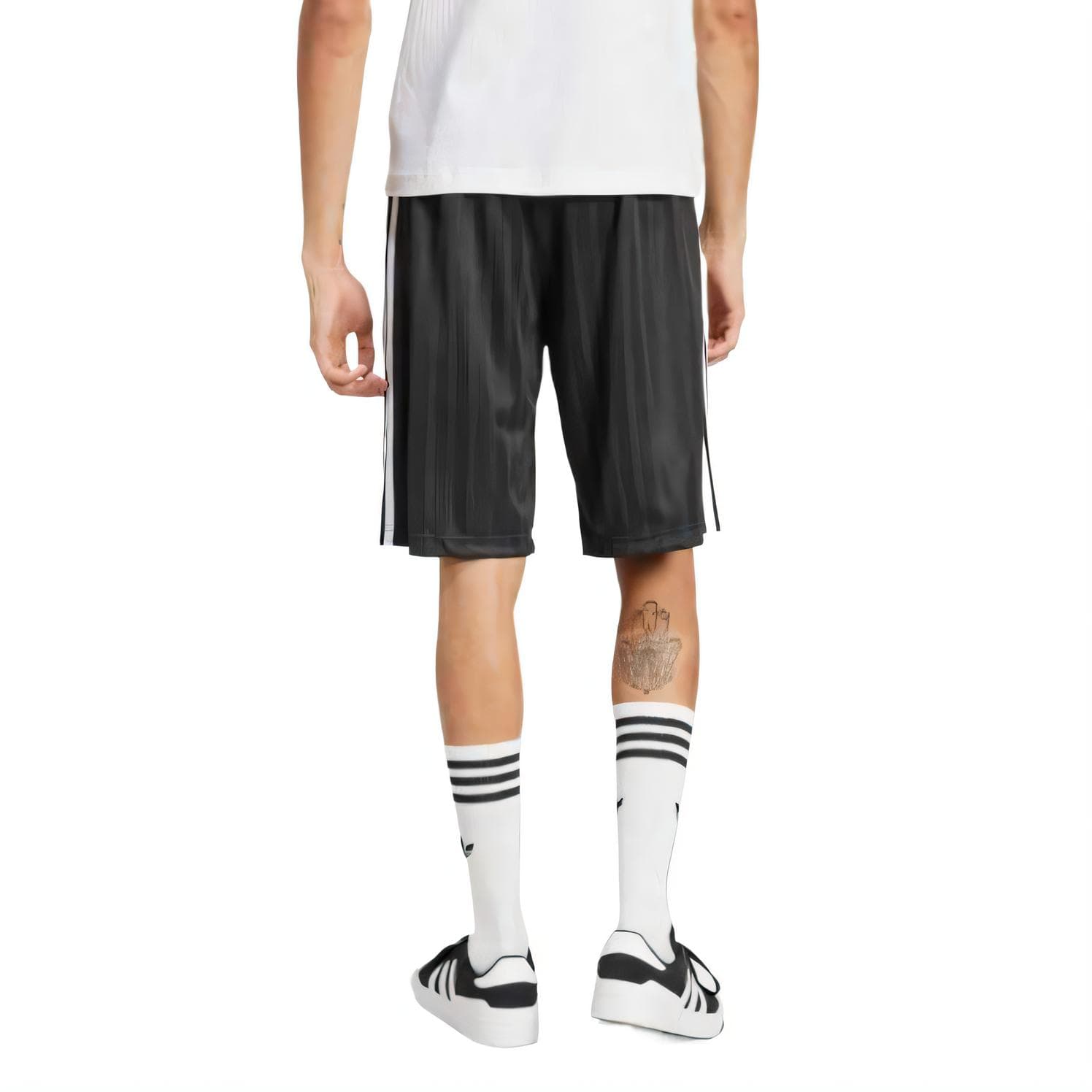 Шорты Adidas Originals Adicolor Повседневные шорты Мужские Черные - изображение 2