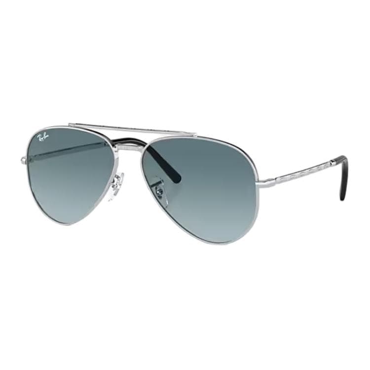 Солнцезащитные очки RayBan Металлические Aviators Солнцезащитные очки Унисекс Серебряные - изображение 1