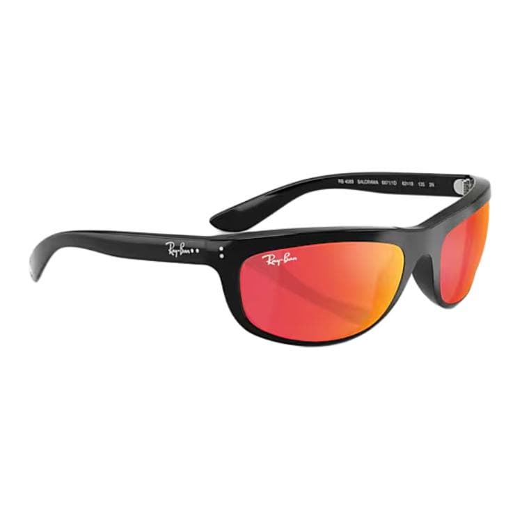 Солнцезащитные очки RayBan Модный тренд Нейлоновые Прямоугольные Солнцезащитные очки Унисекс Черные - изображение 2