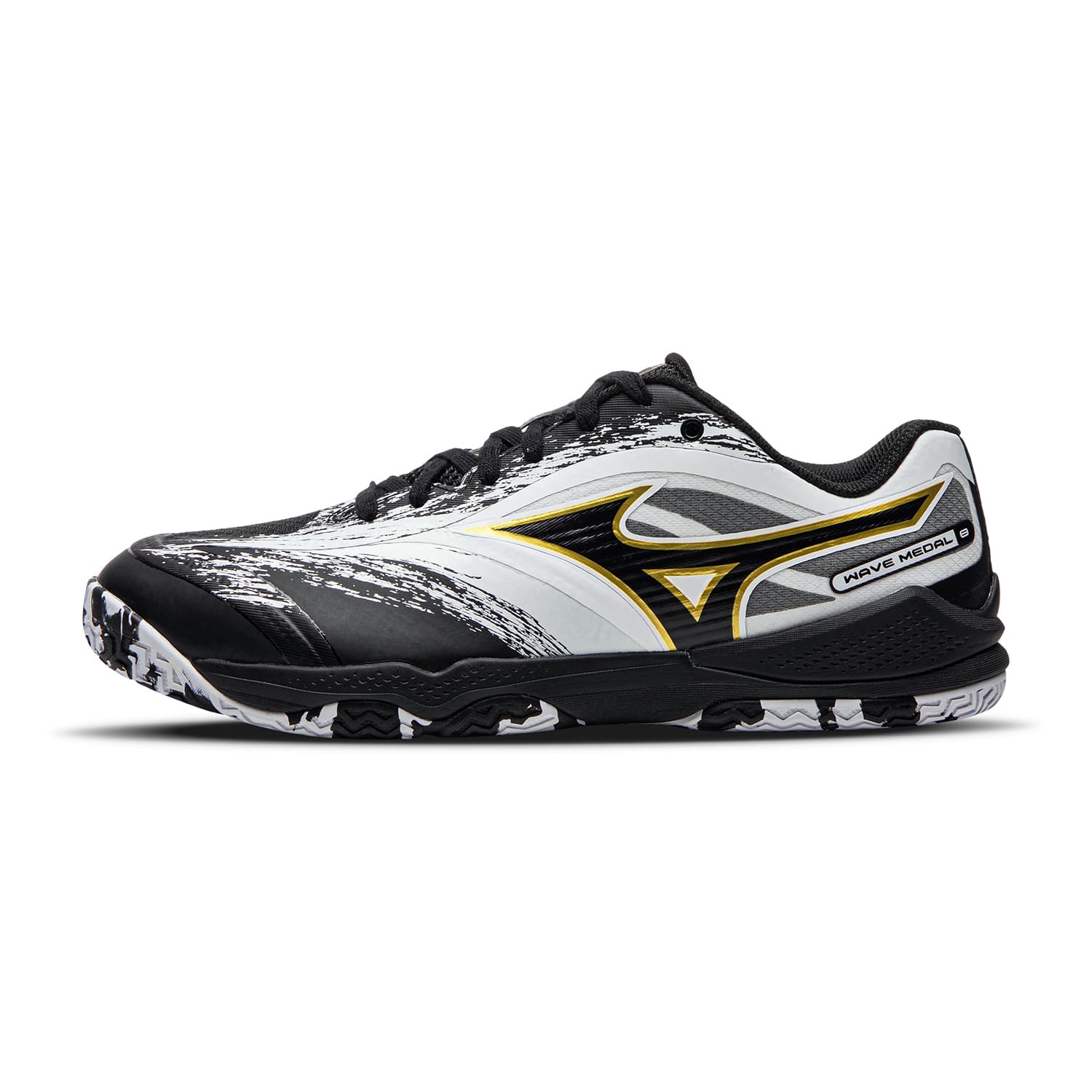 Кроссовки Mizuno WAVE MEDAL 8 Low Топ Обувь для настольного тенниса Унисекс Белый черный - изображение 1